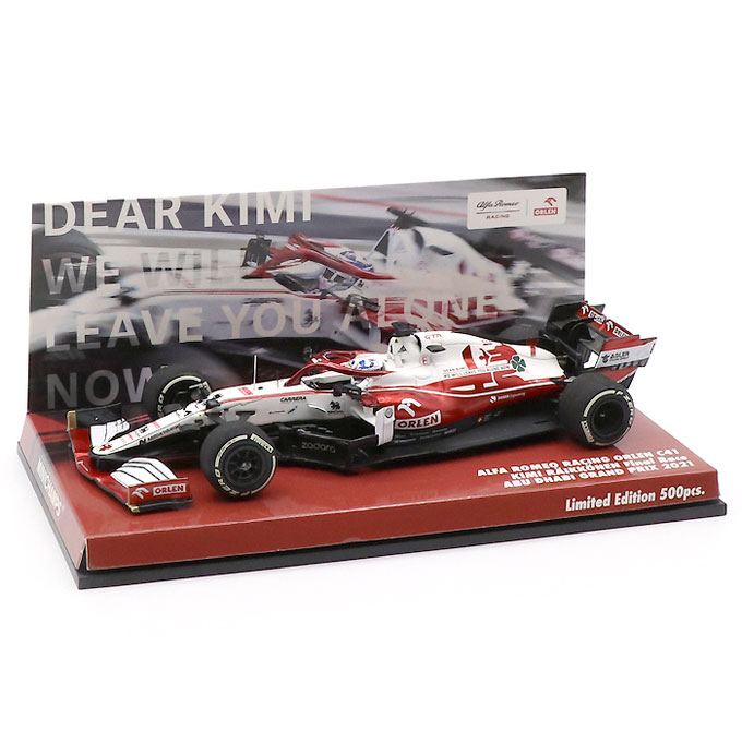 HOT格安MINICHAMPS 1/43 アルファロメオレーシングオーレン C41 キミ・ライコネン バーレーンGP2021 レーシングカー