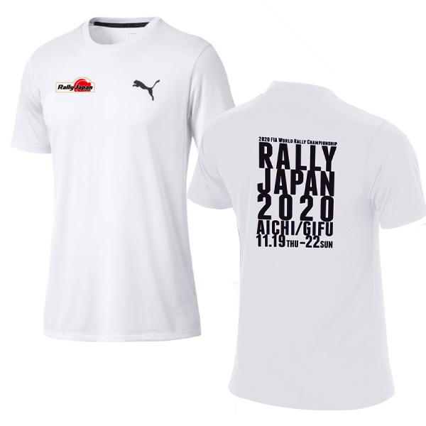 Autosport Web Shop Rally Japan Official Product Tシャツ スタンプ ホワイト