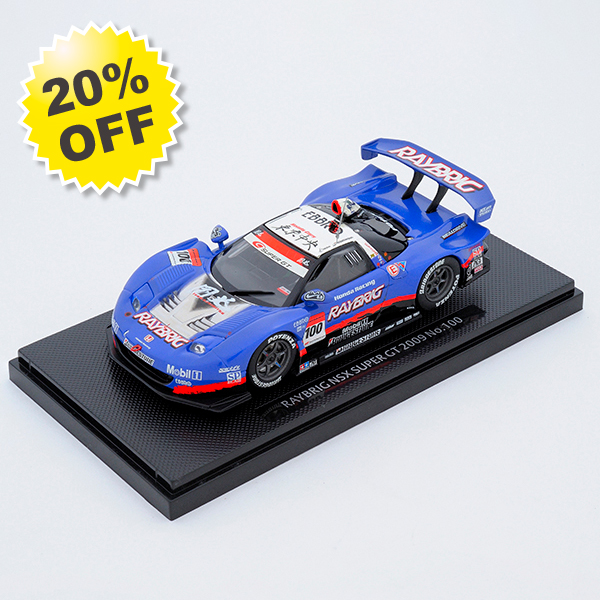 大人気100%新品EBBRO エブロ SUPER GT 2009 RAYBRIG NSX GT500 No.100 試作品 色違い その1 レーシングカー