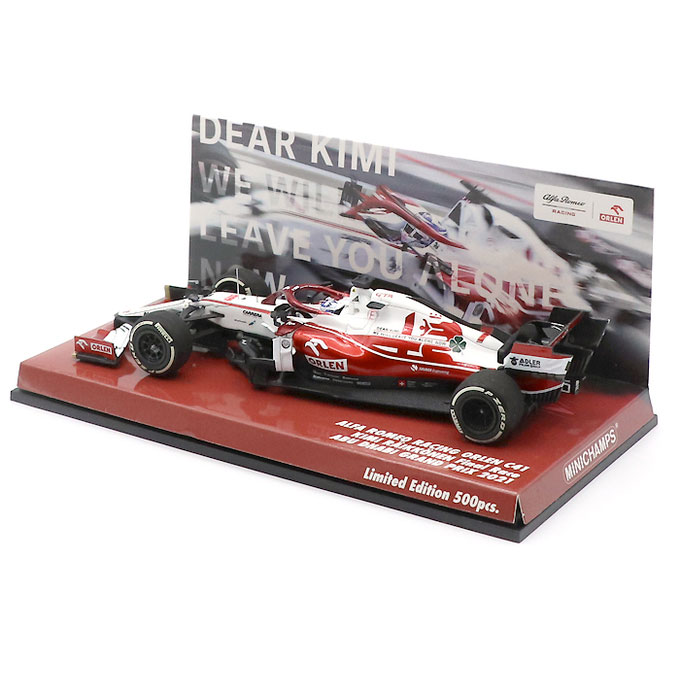 autosport web shop / ミニチャンプス 1/43スケール アルファロメオ レーシング オーレン C41 キミ・ライコネン 2021年  アブダビGP